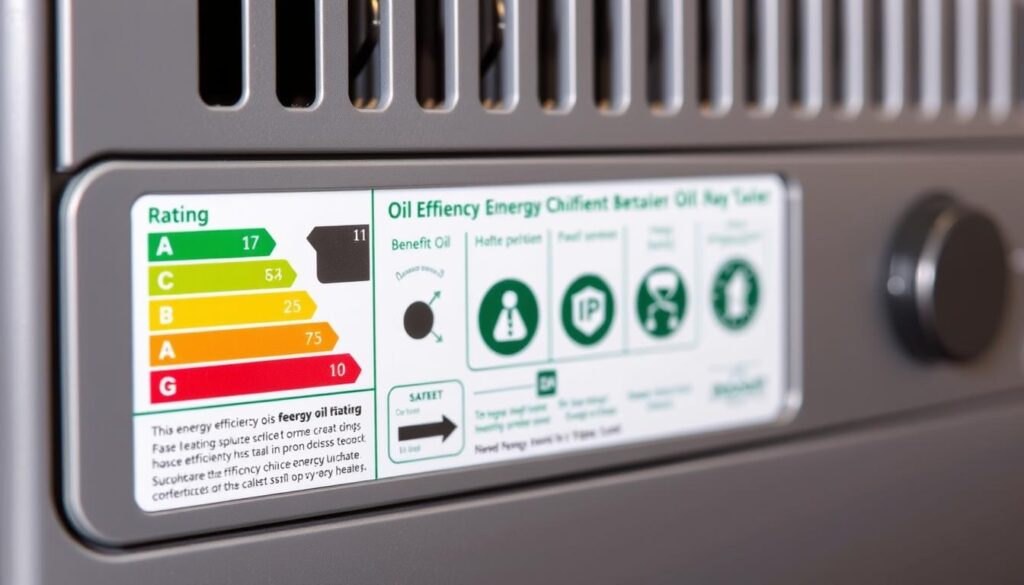 Energieeffizienzlabel von Heizölkesseln